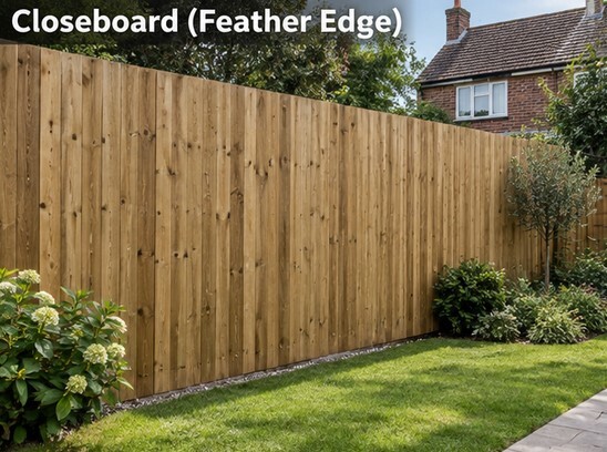 Closeboard fencing