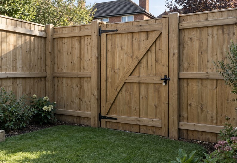 Garden fencing for security